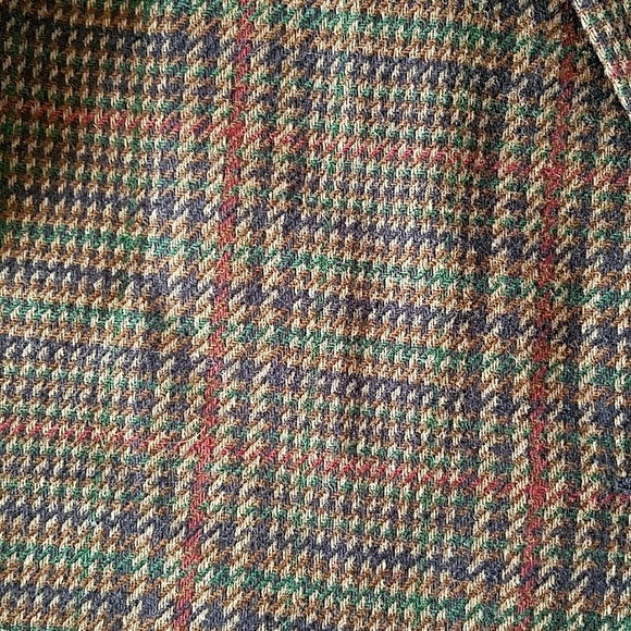 Vintage Wool Blend Checkered Blazer - Picture 8 of 13